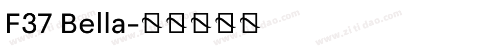 F37 Bella字体转换